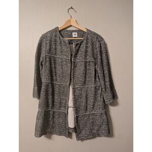 CAbi The‎ Times Black White Jacket Blazer Cardigan Womens S  Office Career